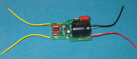 The finished board Finished board